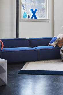 Sofa sofa biru