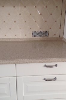 Granite worktop skirting board