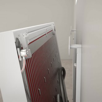 Menyambungkan radiator polimer