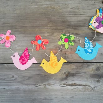 Хартиена гирлянда с фигури