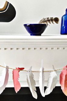 Перлена хартиена гирлянда