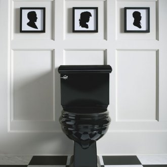 Тоалетна чиния компактна черна