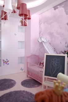 Стенопис със заключване в стаята на момиченце