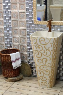 Акрилна мивка за пода