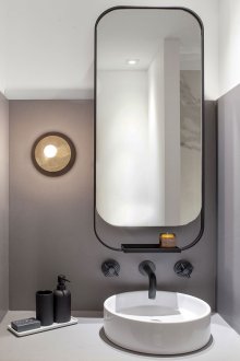 Акрилна мивка в съвременен стил