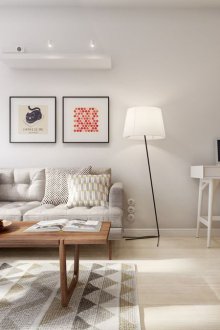 Живопис по фън шуй в интериора на хола