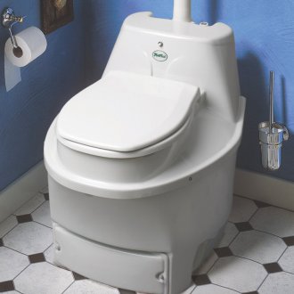 Plastic country toilet