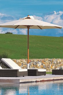 Плажен градински чадър