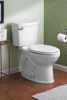 Memasang tandas dengan tiang serong