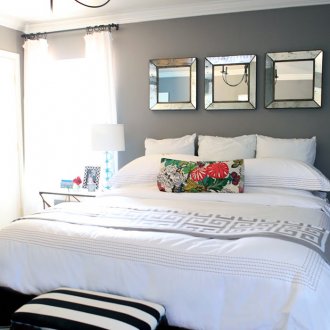 Рамка за огледалото в интериора