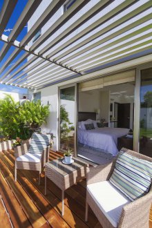 Покритие на терасата на къщата