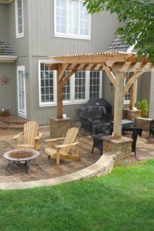 Тераса с пергола