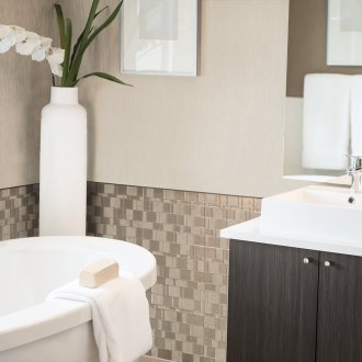 Tata letak jubin di dasar dinding