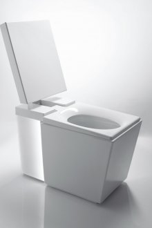 Tempat duduk tandas persegi