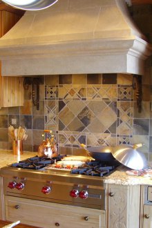 Плочка от естествен камък в стил Прованс