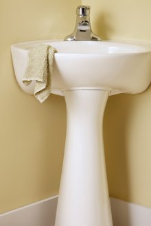 Ъглова мивка за лалета