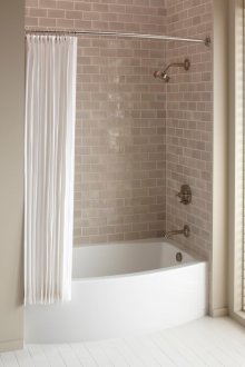 Private bathroom without sink