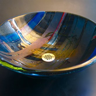 Дизайн на мивка от стъкло