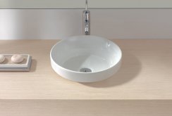 White round sink