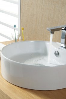 Порцеланова кръгла мивка