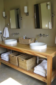 Кръгла мивка в стил кънтри