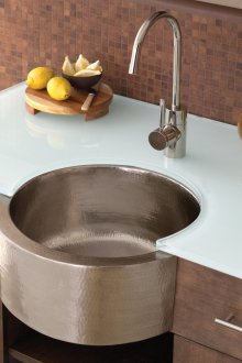 Стоманена кръгла мивка