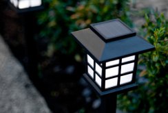 Solar powered lamps