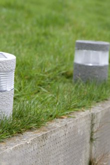 Бетонна слънчева лампа