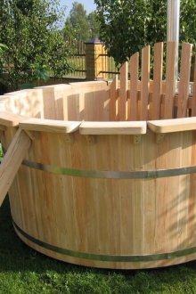 Шрифт за баня от кедър