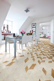 Геометрична винилова плочка