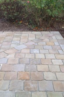 Тротоарни плочи около къщата