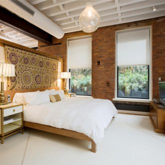 Loft style bedroom
