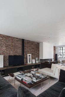 Loft style studio apartment