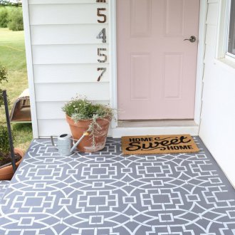 Геометрична плочка за веранда