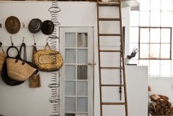 Loft entrance hall in aged design