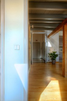 Вход в апартамента в стил лофт