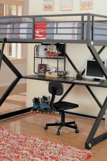 Легло в стил лофт за деца