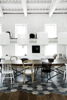 Шестоъгълна таванска плочка