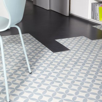 Синя плочка с модел