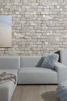 Каменни панели в интериора