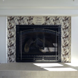 Електрическа плочка за камина