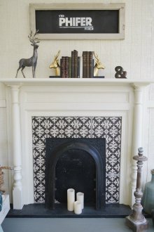 Плочка за камина в стил Прованс