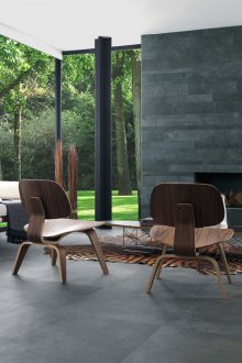 Сива плочка за камина