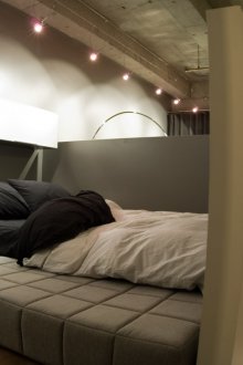 Modulares Bett im Loftstil