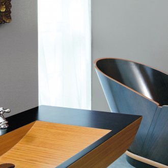 Pengadun tembaga yang dipasang di dinding