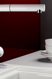 Pengadun seramik tuas tunggal