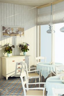 Ресторант в стил Прованс с панорамна гледка