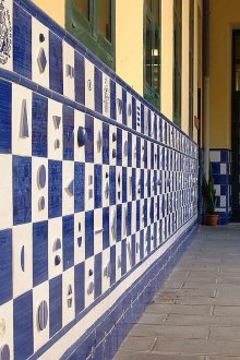 Предна плочка синя