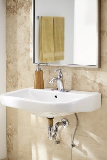 Basuh dinding yang dipasang