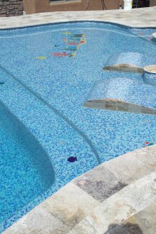 Мозайка за басейна